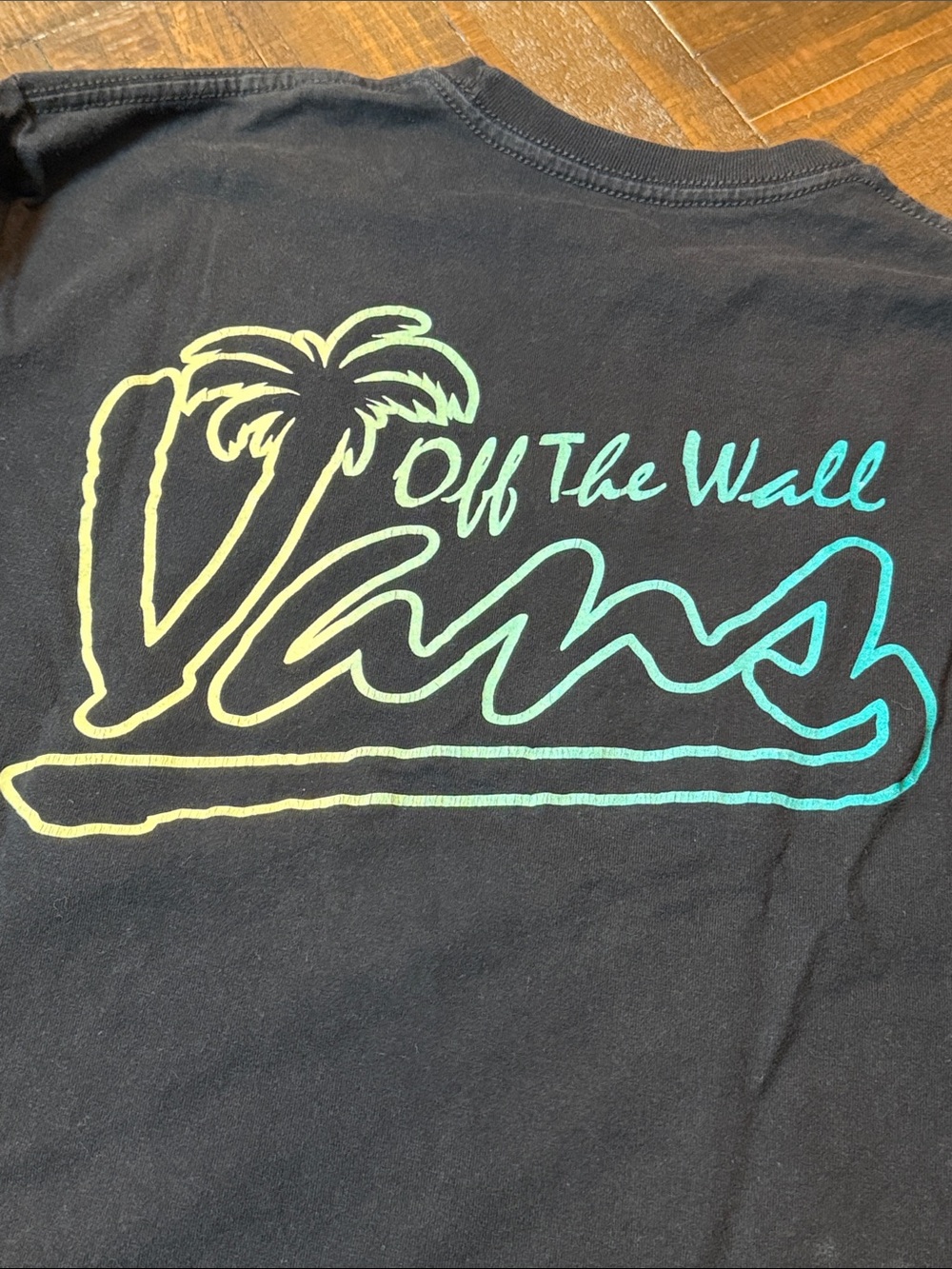 Vans Off The Wall Black Long Sleeve Graphic Tee Men’s Medium - Picture 6 of 6